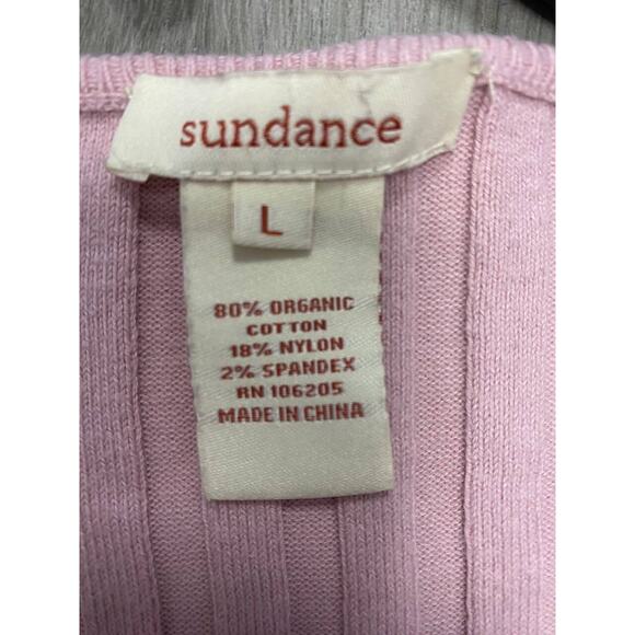 Sundance Sweater Knit Sweater ORGANIC COTTON Neck Sweater Pullover TOP L A000054 - Picture 5 of 5